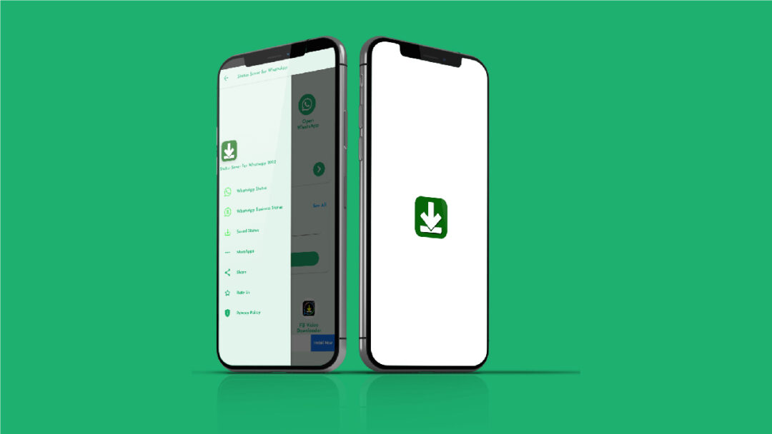 Status Saver Mobile App UI/UX Design